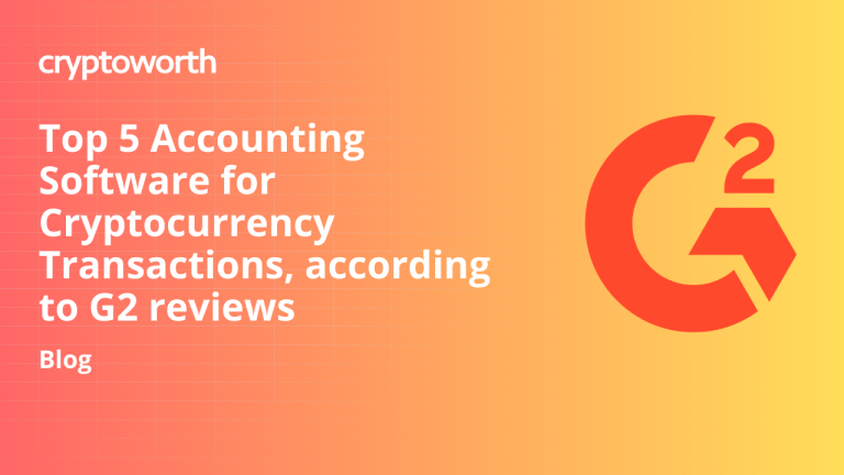 Top 5 accounting software for crypto according to g2