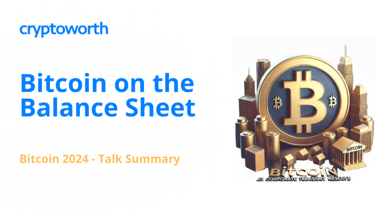 Bitcoin in Treasury on the balance sheet cover image of Bitcoin 2025