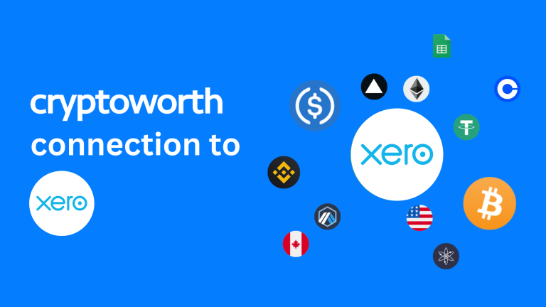 Xero crypto accounting extension Cryptoworth