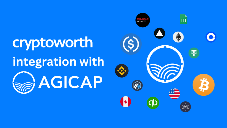 AGICAP+ Cryptoworth. Cash flow management software for Digital Assets