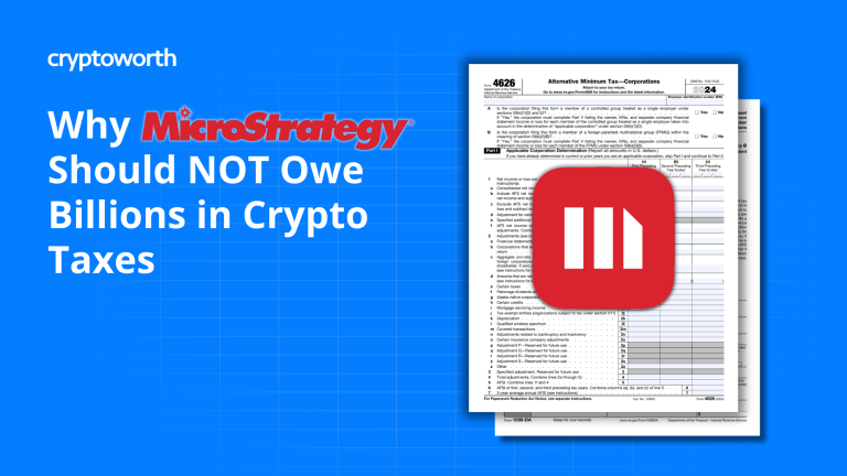 Microstrategy logo on IRS tax forms as blog cover